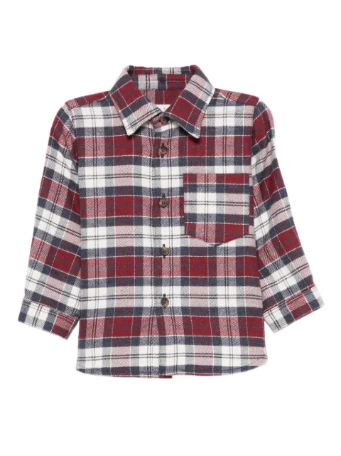 Zhoe & Tobiah plaid-pattern chest-pocket shirt