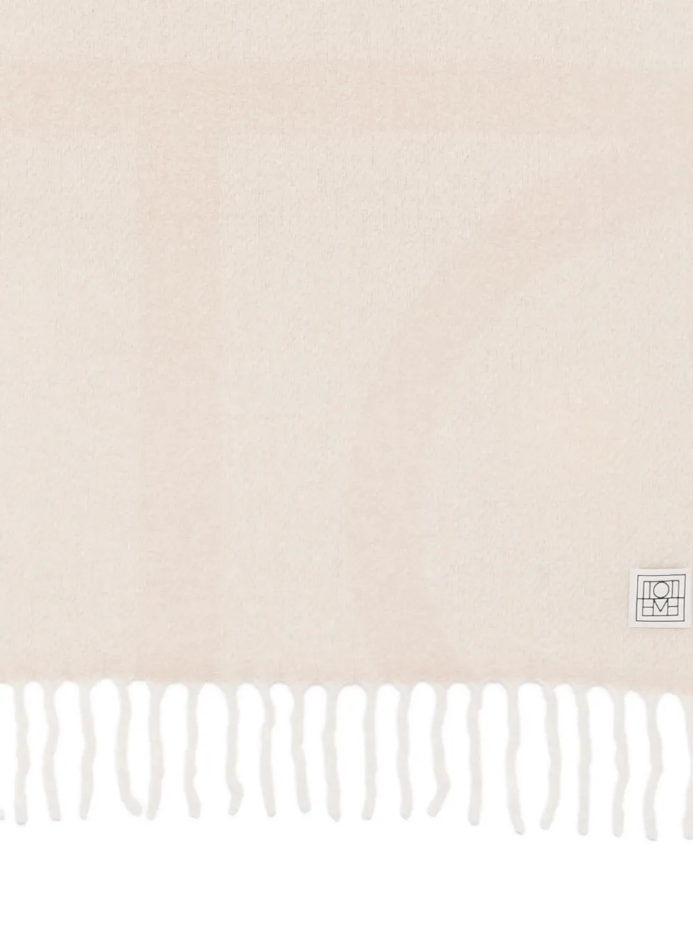 Totême Monogram Jacquard Scarf In Pink