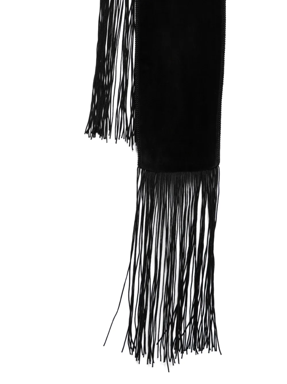 TOTEME fringed scarf - Zwart