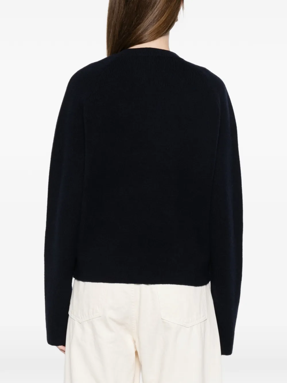 Totême Hammered-button Cardigan In Blue