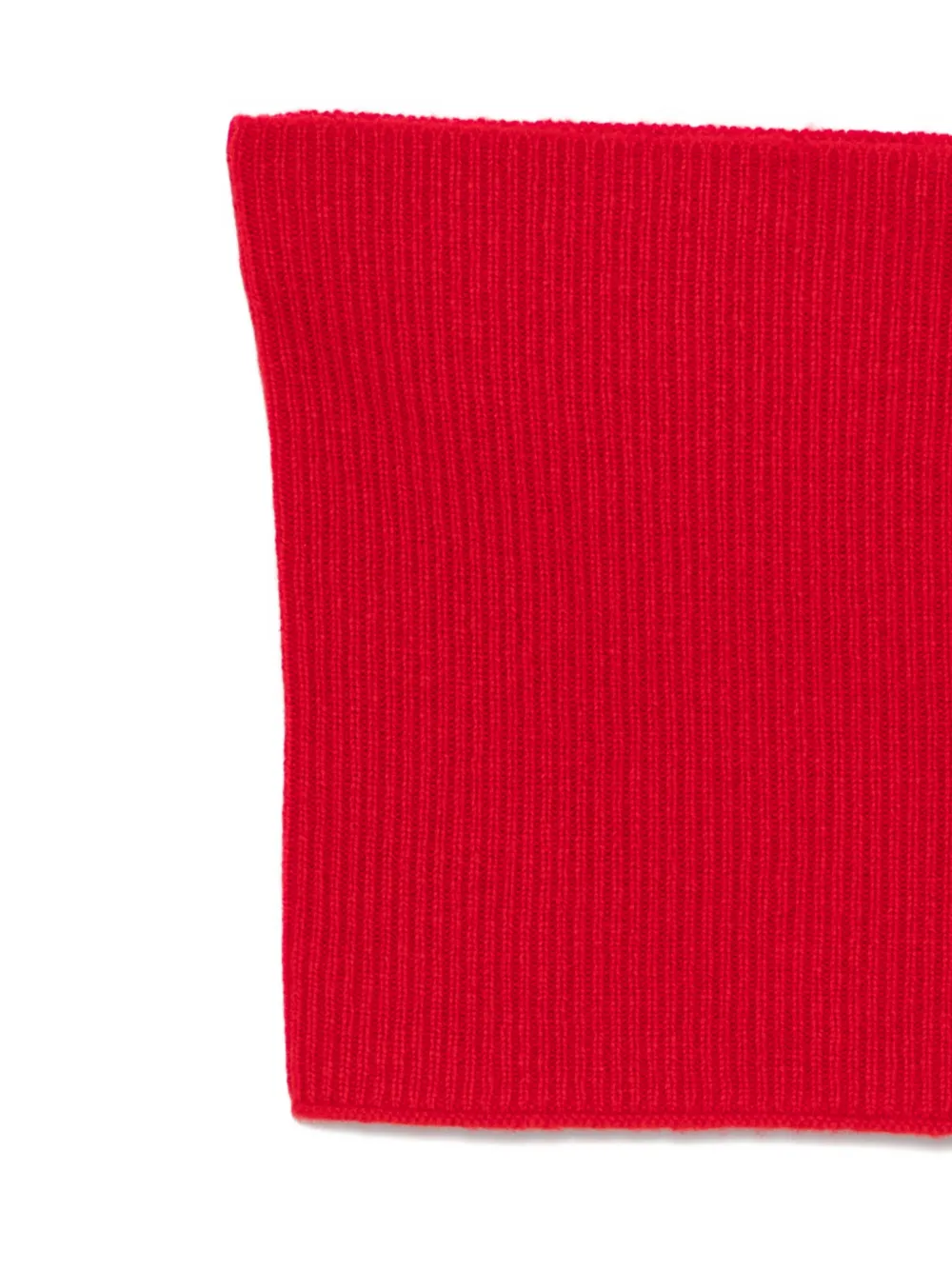 TOTEME ribbed cashmere scarf - Rood