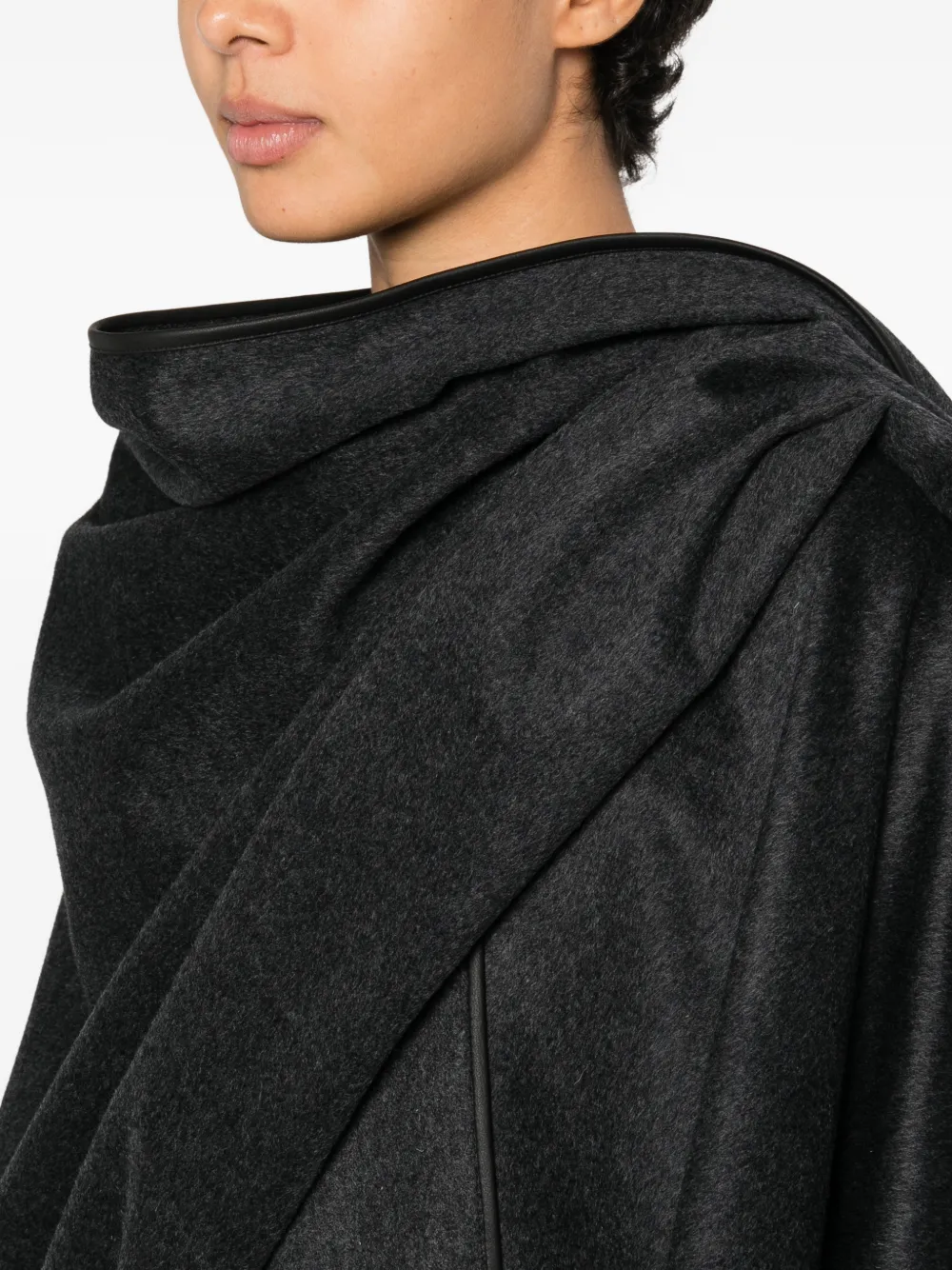 TOTEME Flanellen cape Grijs