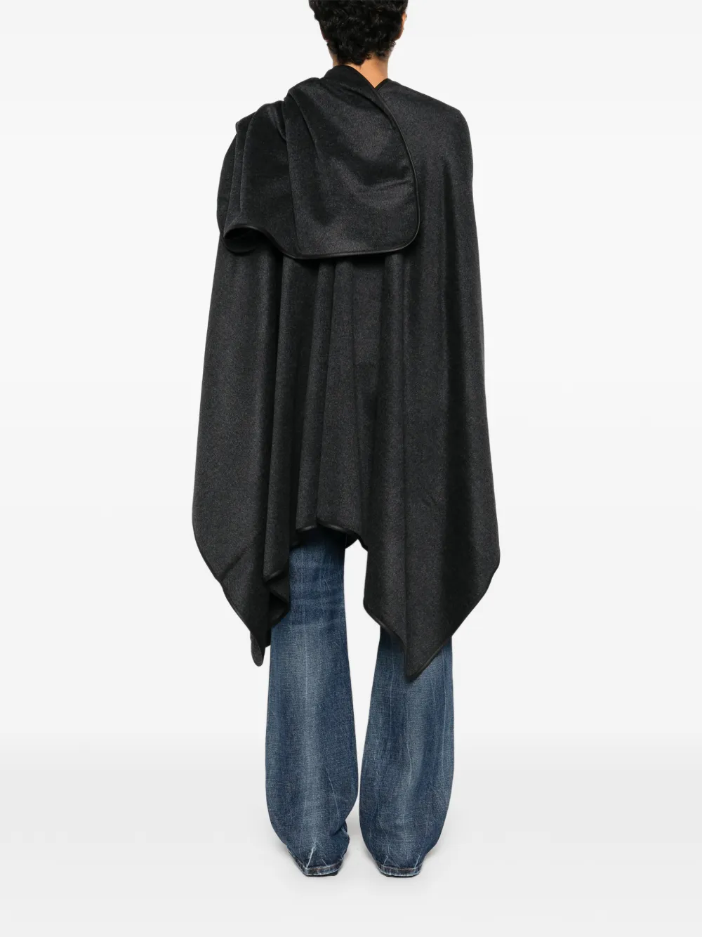 TOTEME Flanellen cape Grijs
