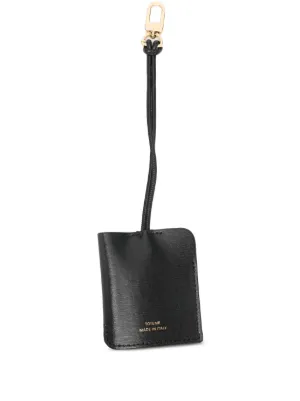 Prada サフィアーノレザー キーホルダー | ブラック | FARFETCH JP