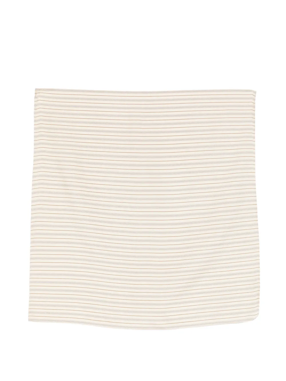 TOTEME striped silk scarf - Toni neutri