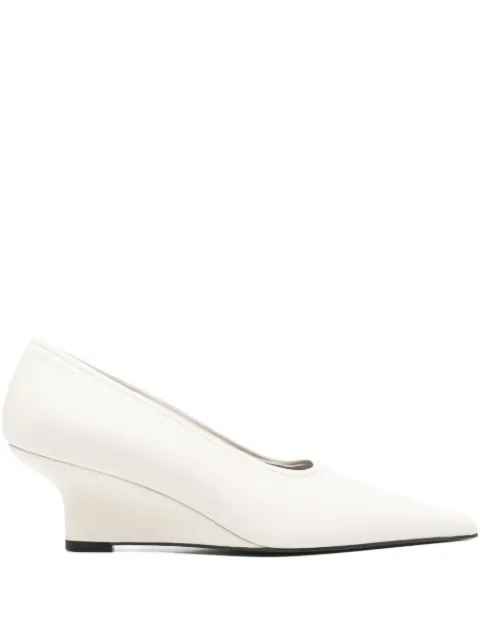 TOTEME 55mm Sharp nappa wedge pumps