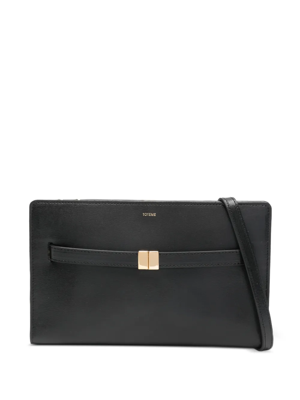 TOTEME belted cross body bag - Nero