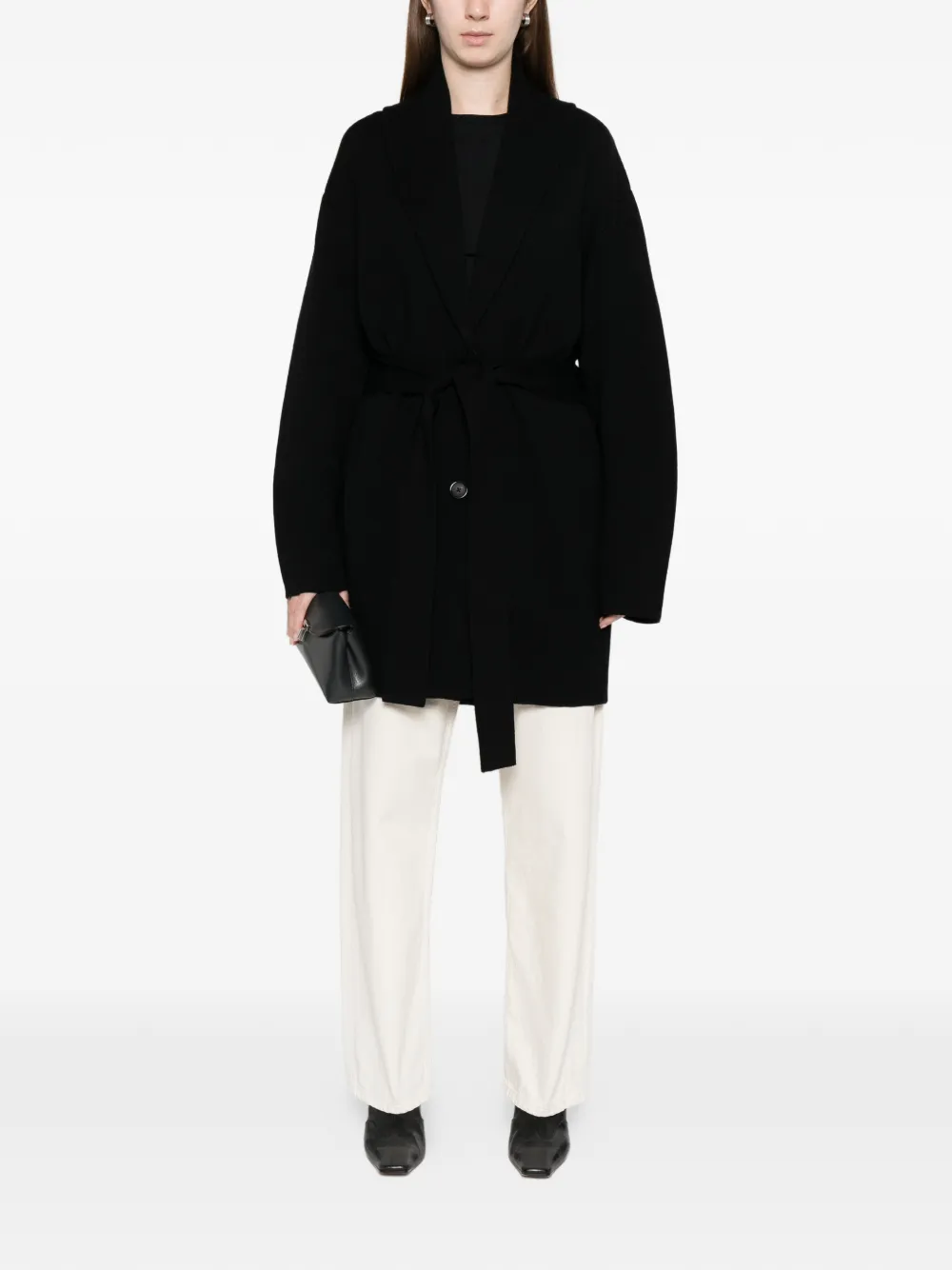 TOTEME shawl-lapel knitted coat | Single Breasted Coats | Image 2