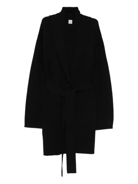 TOTEME shawl-lapel knitted coat