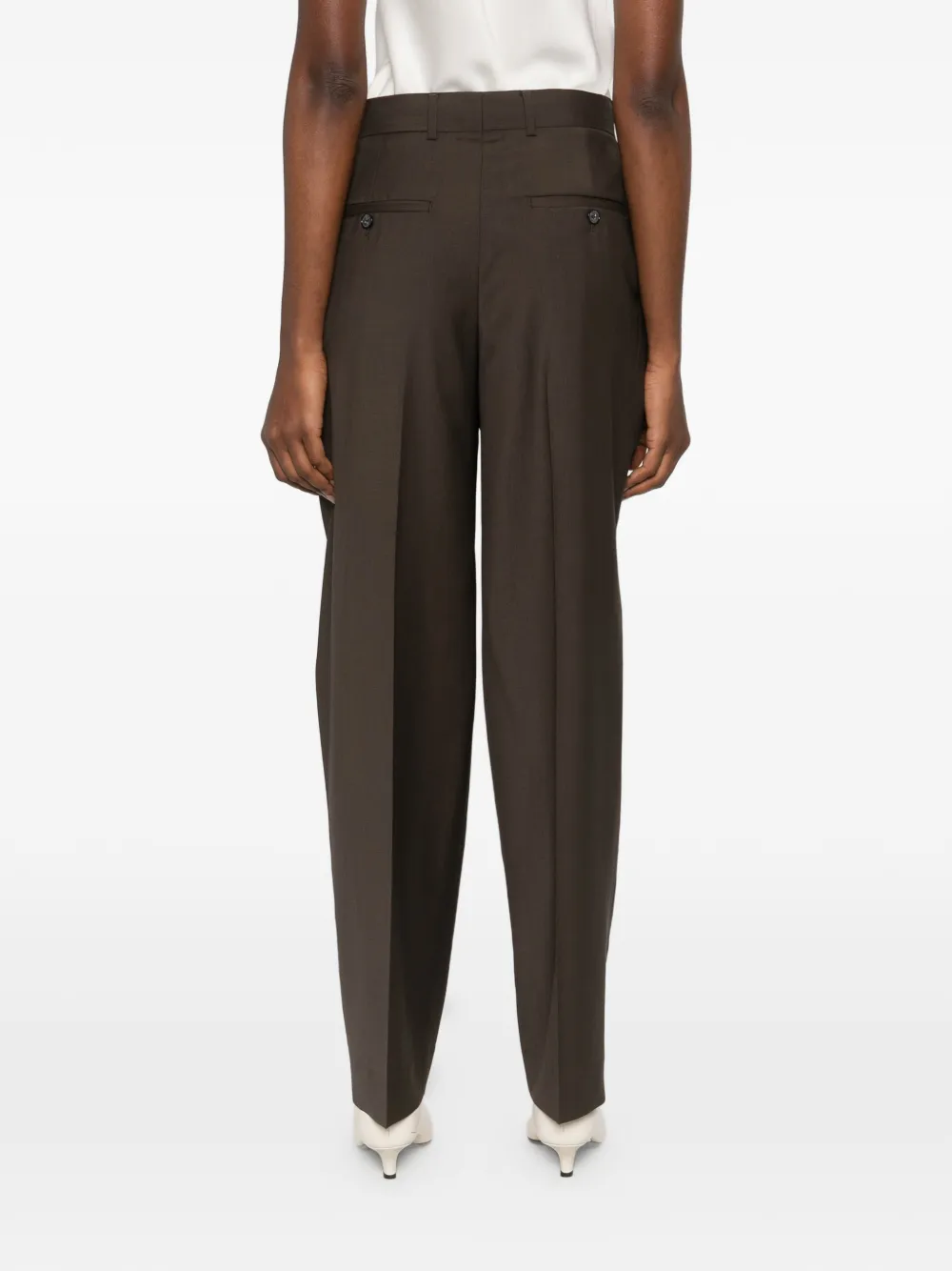 TOTEME Geplooide broek Bruin