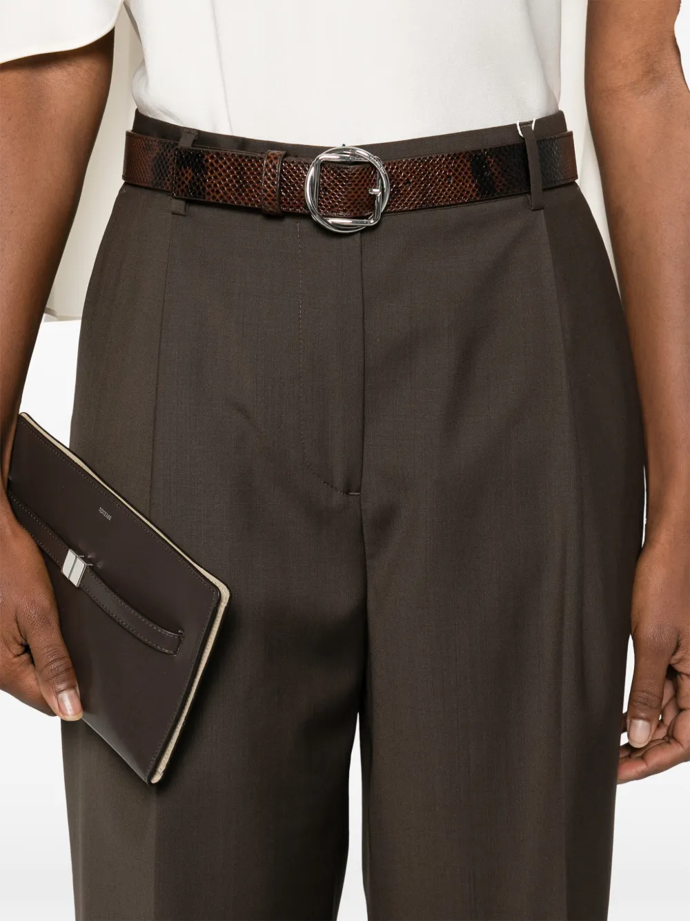 TOTEME Geplooide broek Bruin