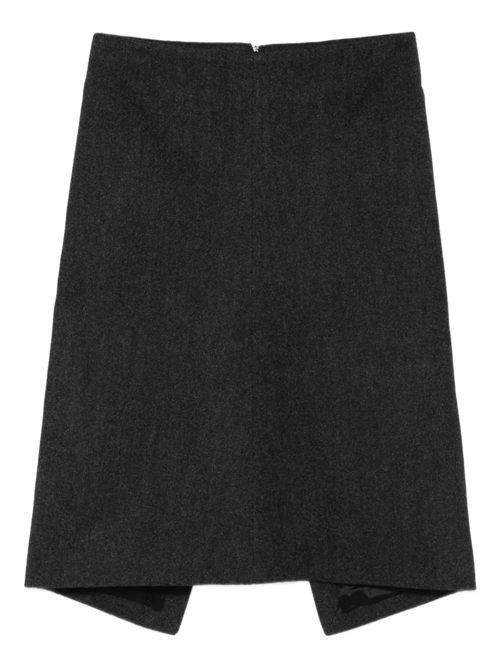 Totême Twill Suit Midi Skirt In Black