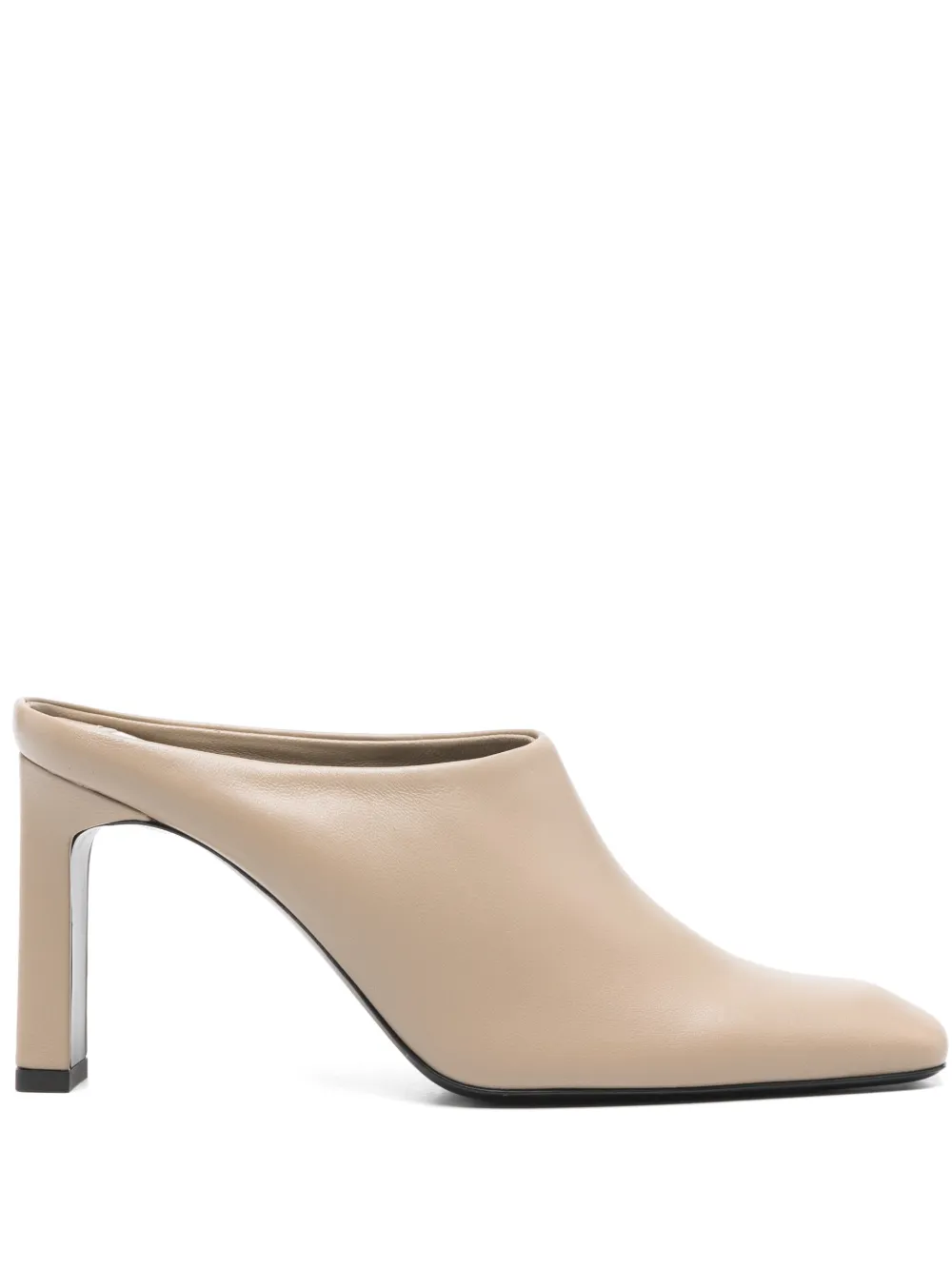 Totême 85mm Square Toe Bar Mules In Multi