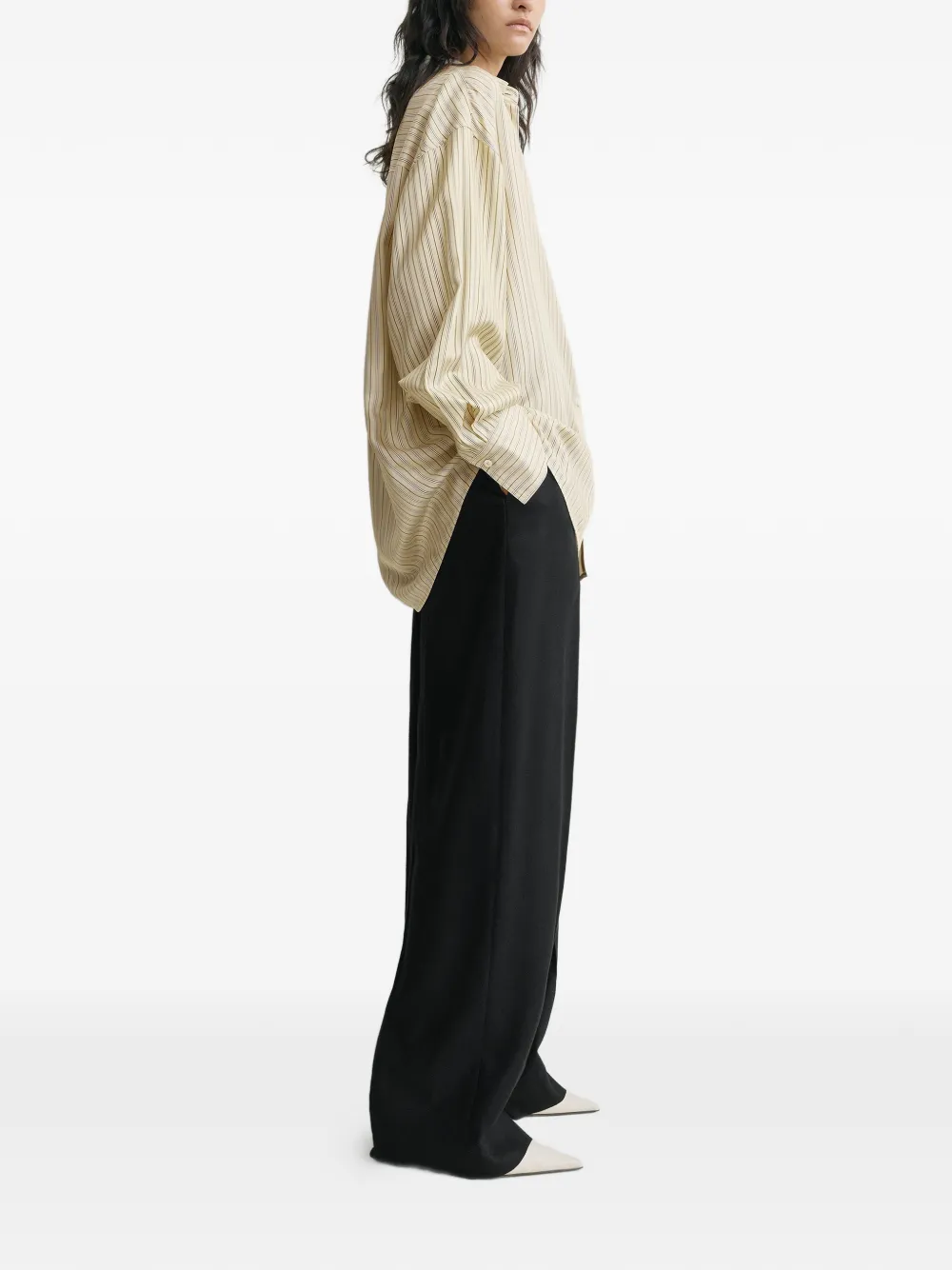 TOTEME Oversized overhemd Beige