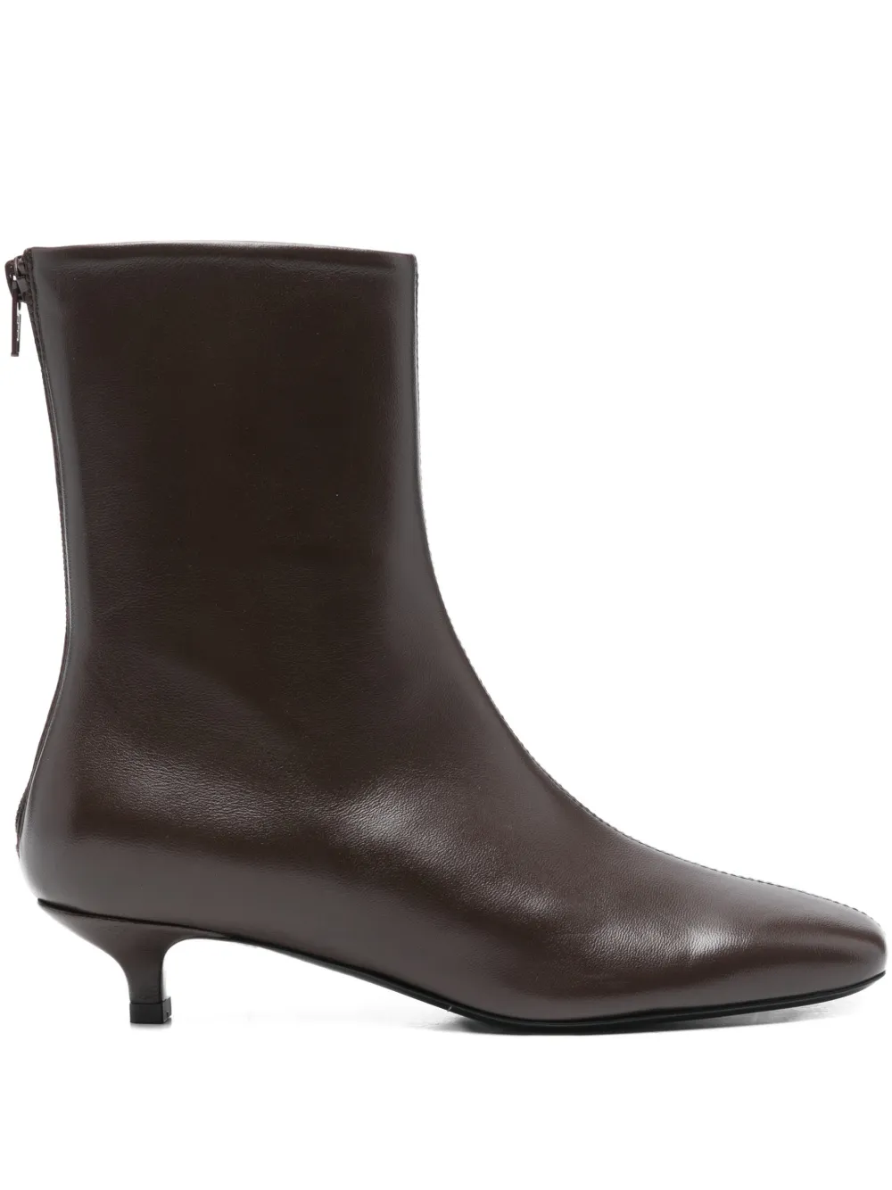 Totême 35mm Nappa Ankle Boots In Brown
