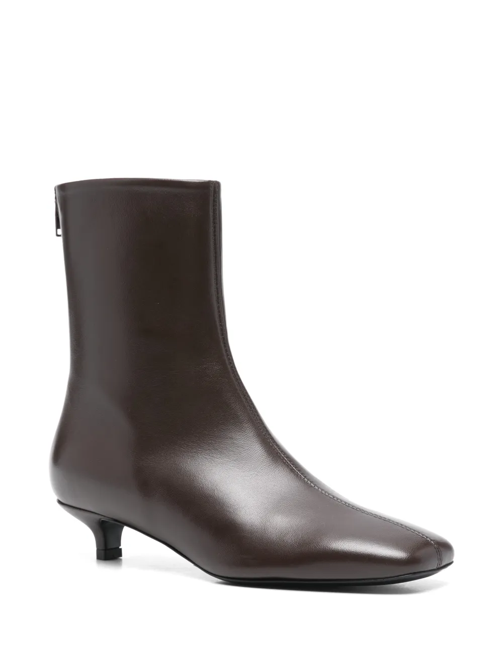 Totême 35mm Nappa Ankle Boots In Brown