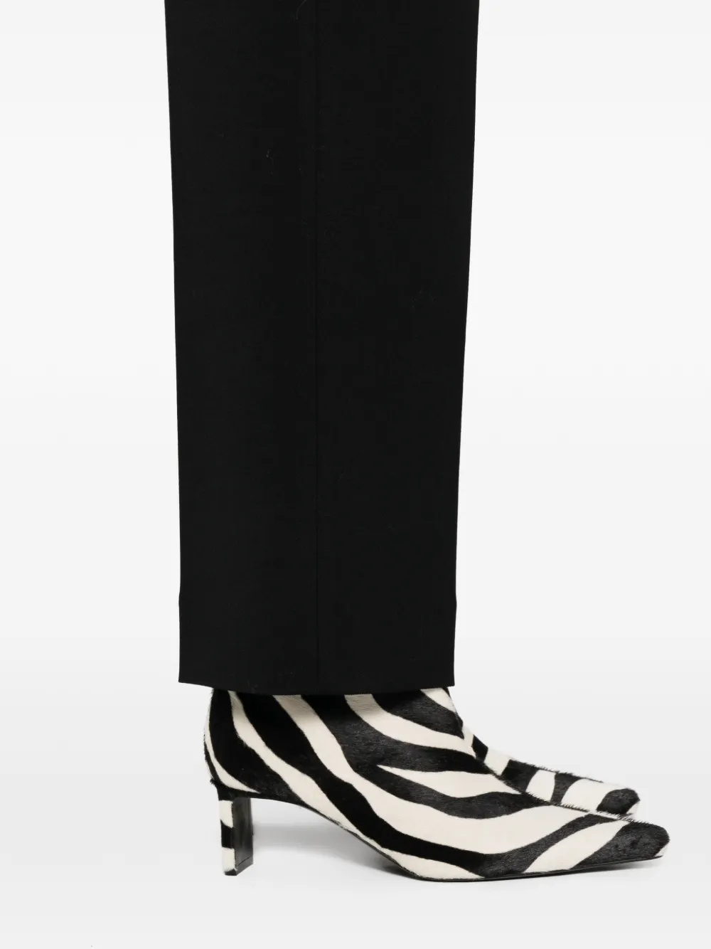 TOTEME Cropped pantalon Zwart