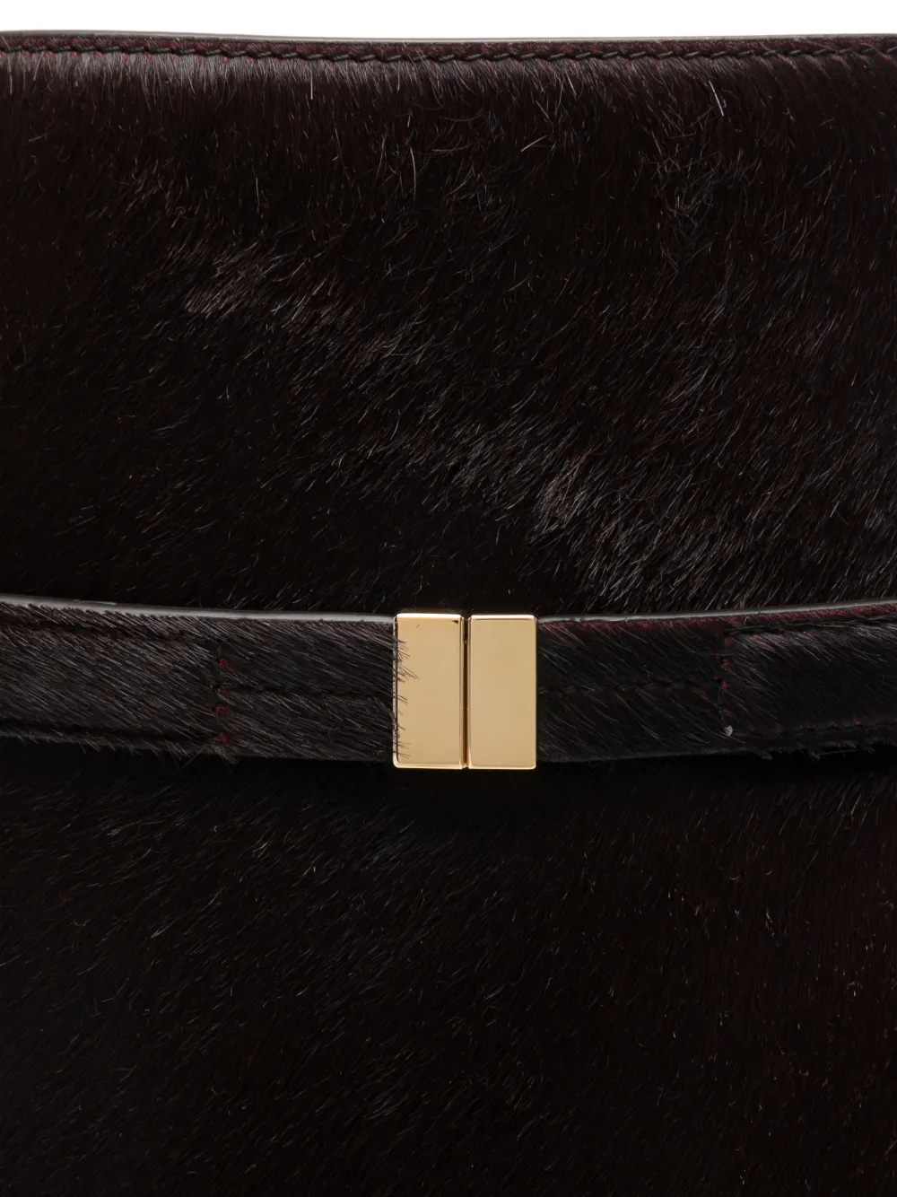 Totême Belted-detail Bucket Bag In Black