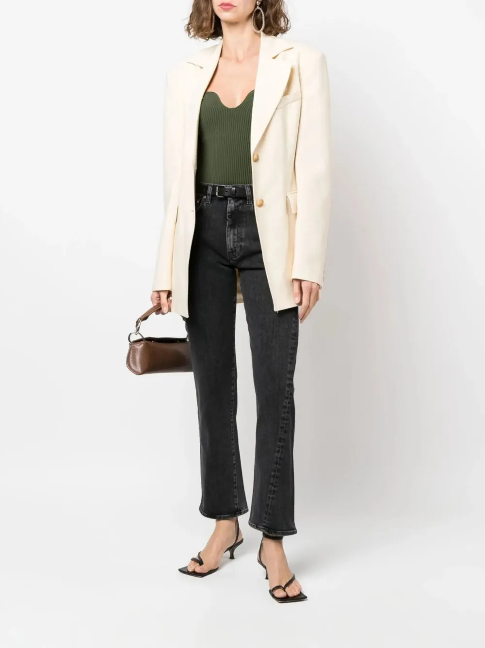 TOTEME Twisted Seam jeans Zwart