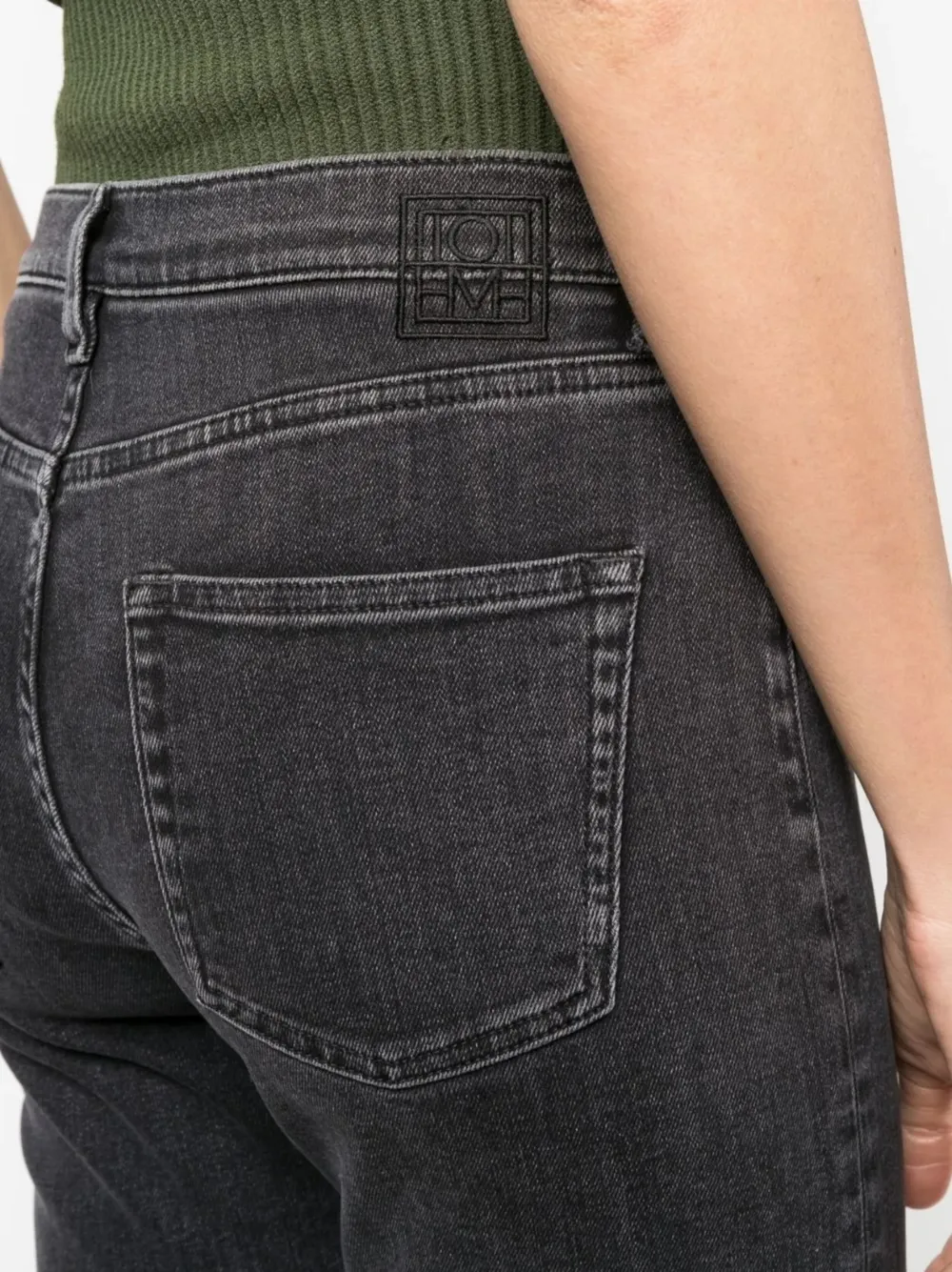 TOTEME Twisted Seam jeans Zwart
