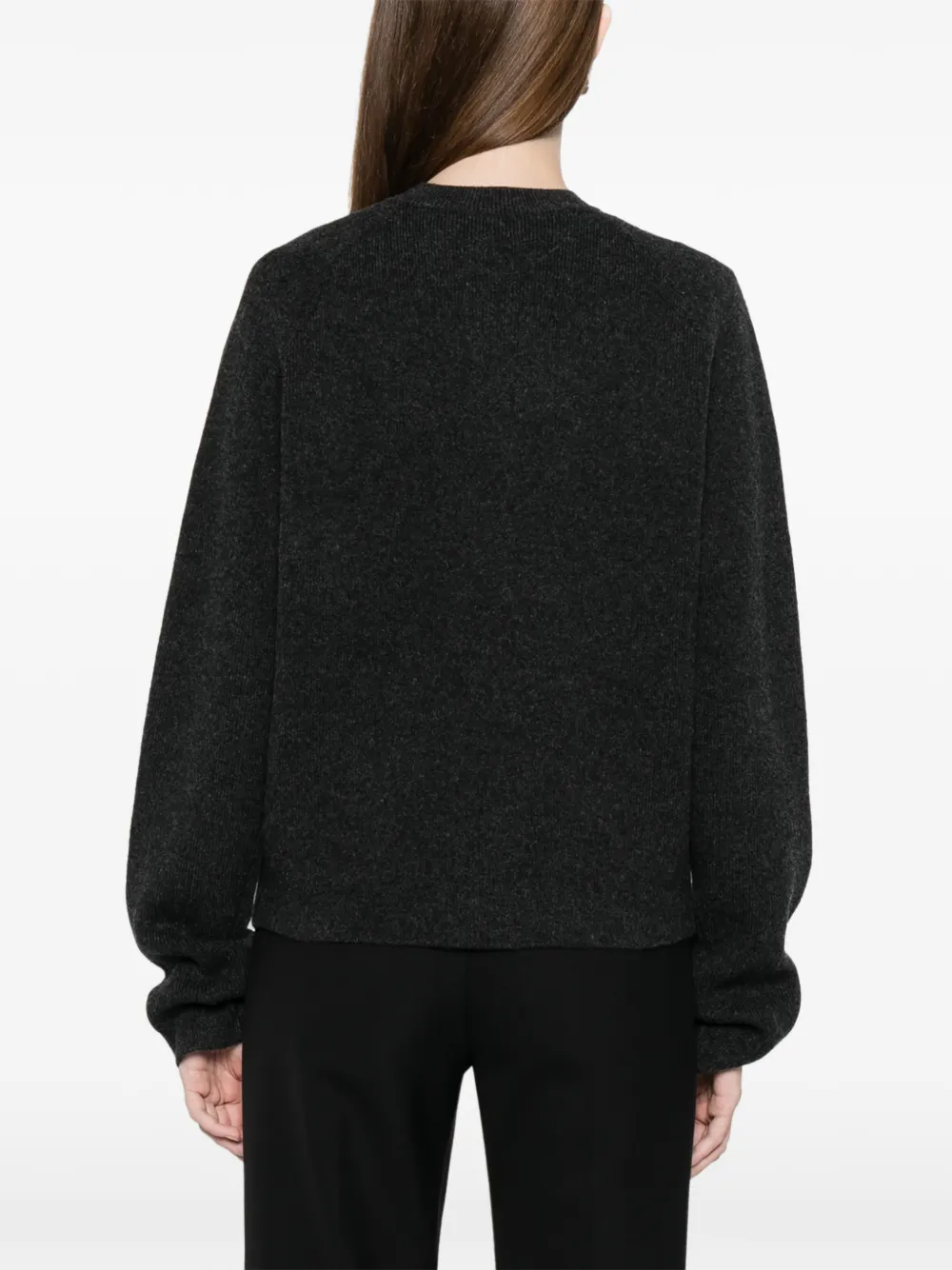 Hammered-Button Cardigan