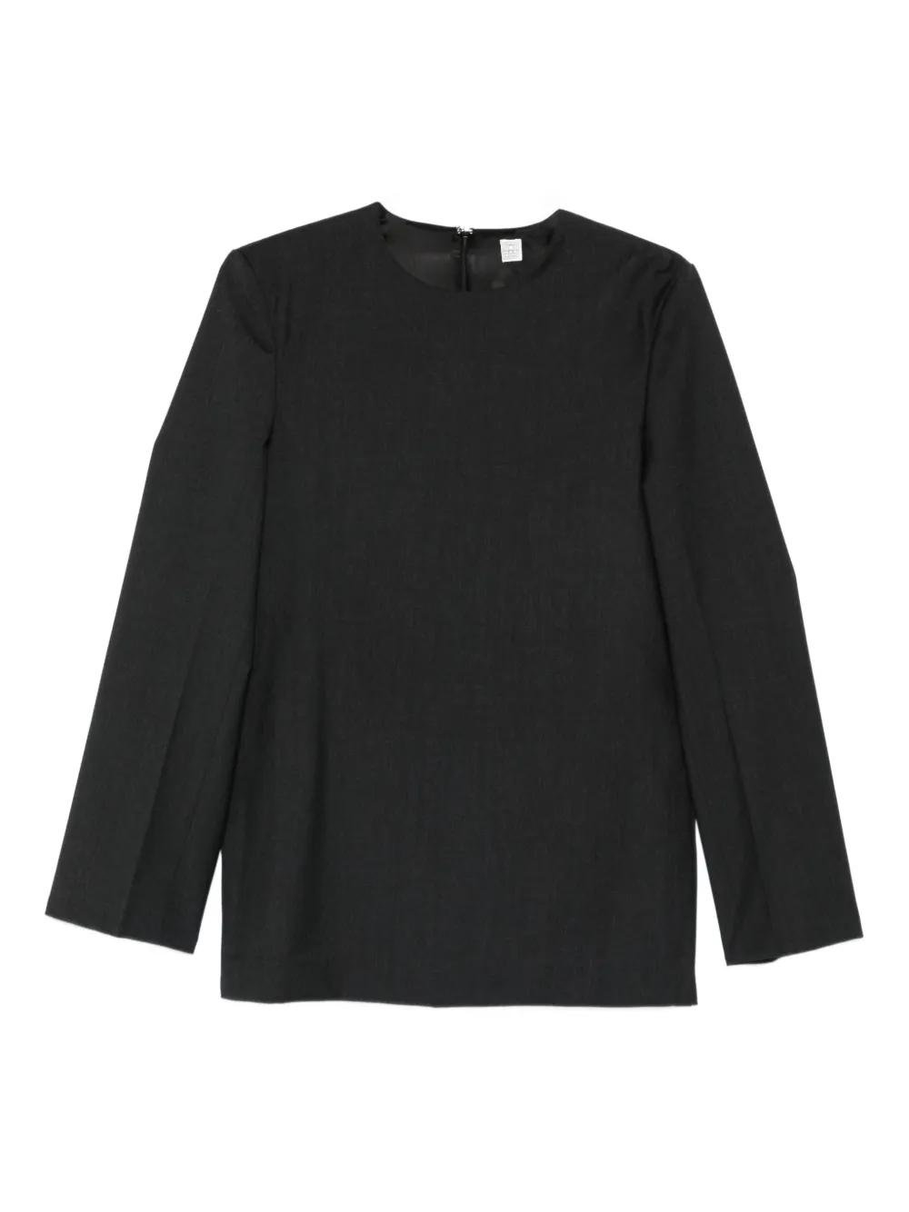 Totême Long-sleeve Blouse In Gray