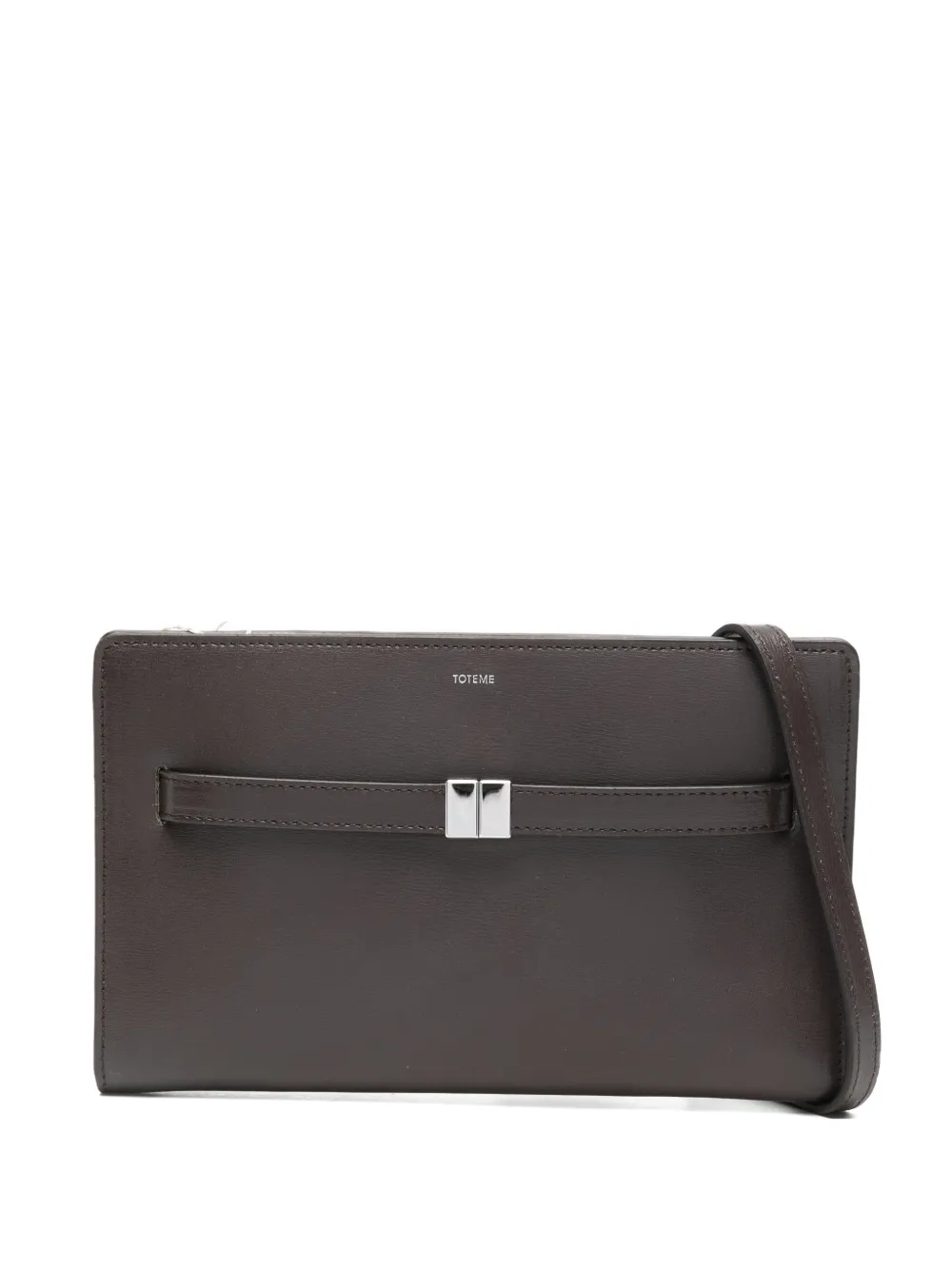 Totême Belted Cross Body Bag In Brown