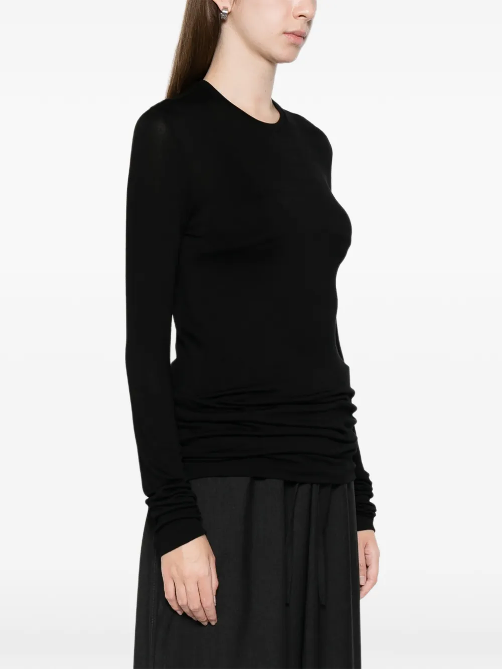 TOTEME T-shirt met lange mouwen Zwart