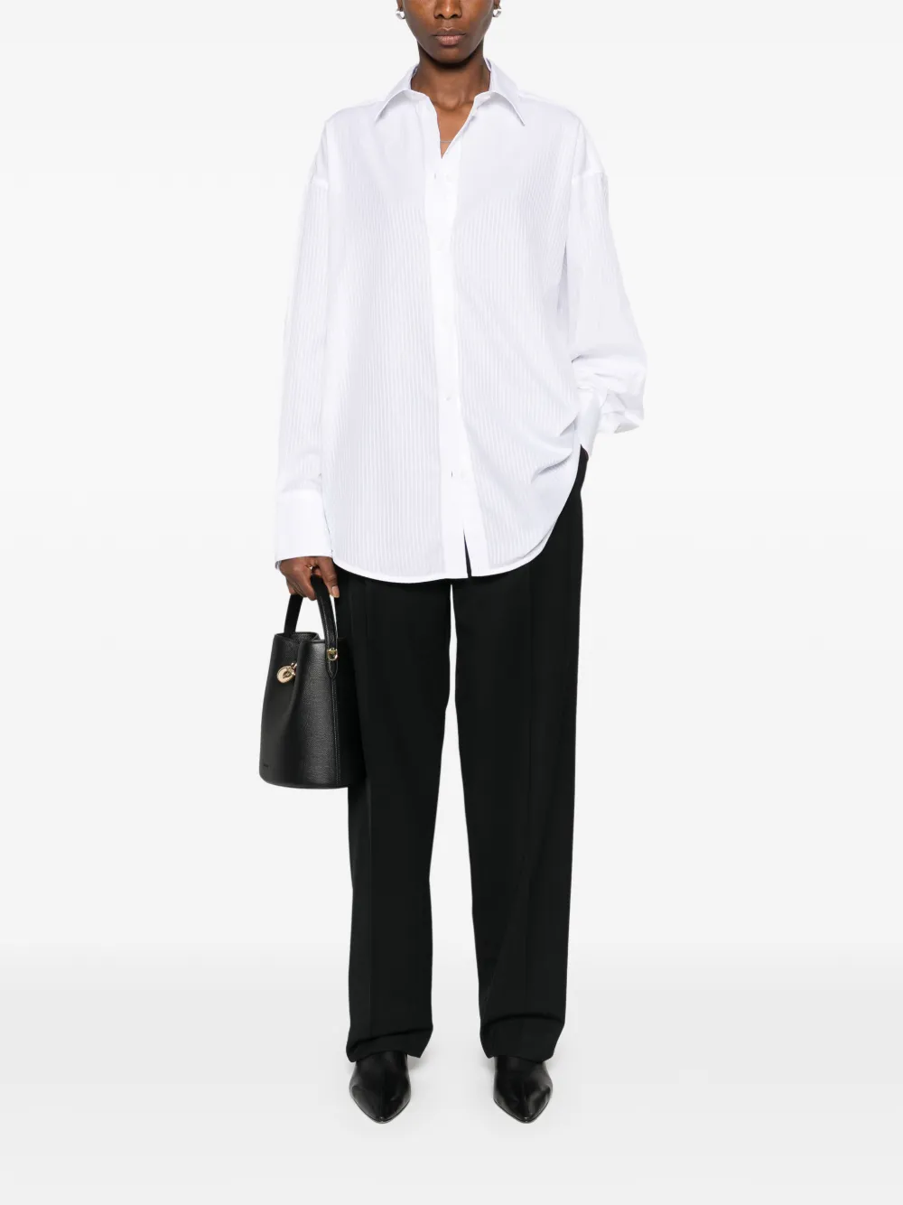 TOTEME Gestreept overhemd - Wit