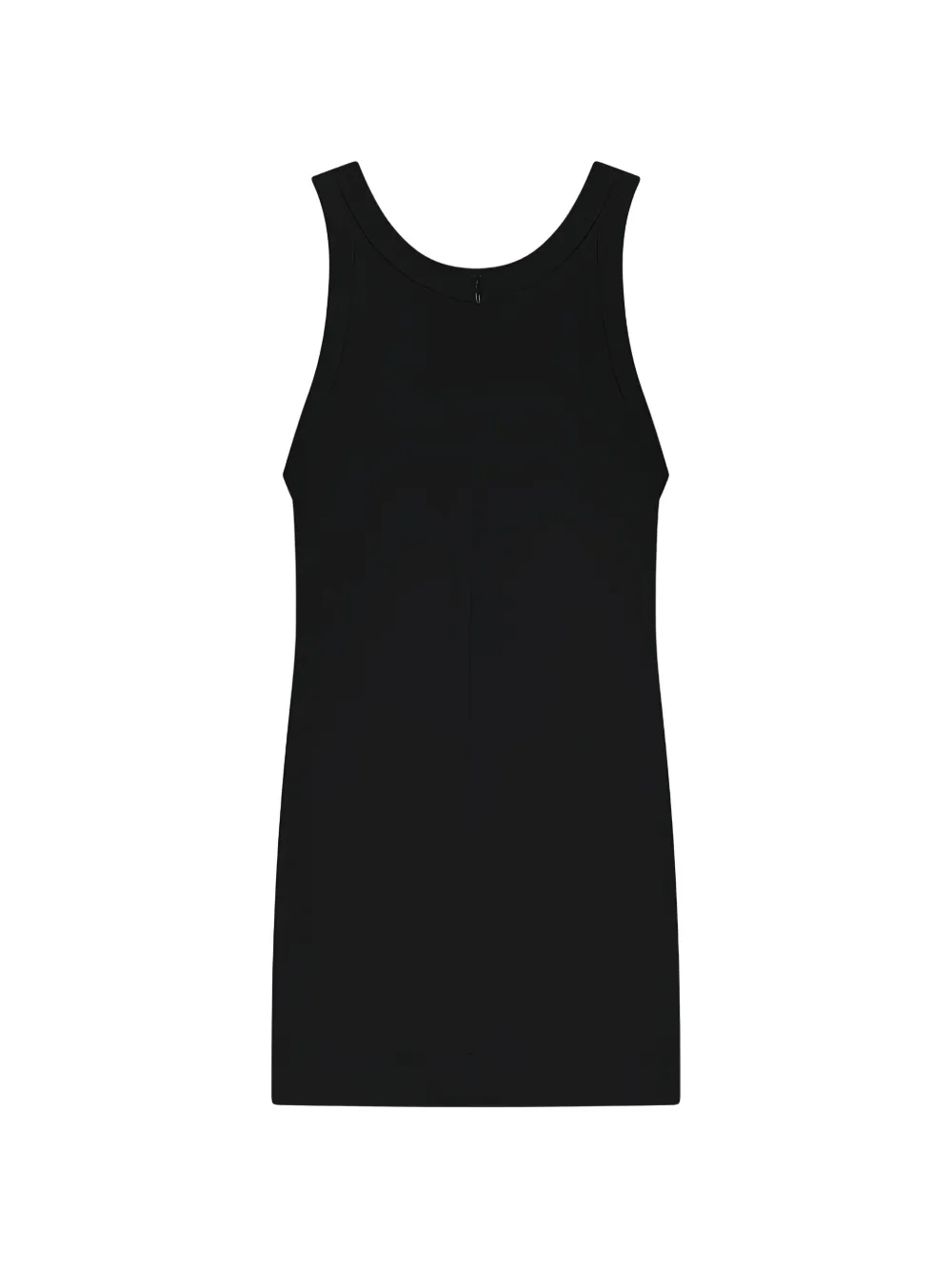 TOTEME curved satin tank top - Nero