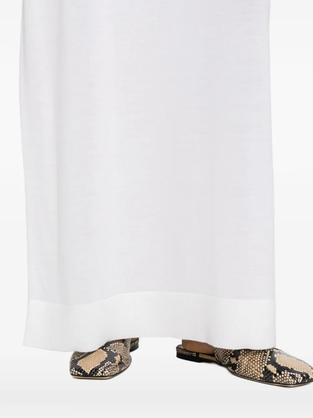 TOTEME T-shirtjurk van merinowol Beige