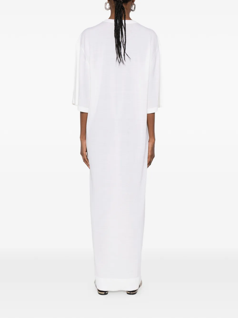 TOTEME T-shirtjurk van merinowol Beige