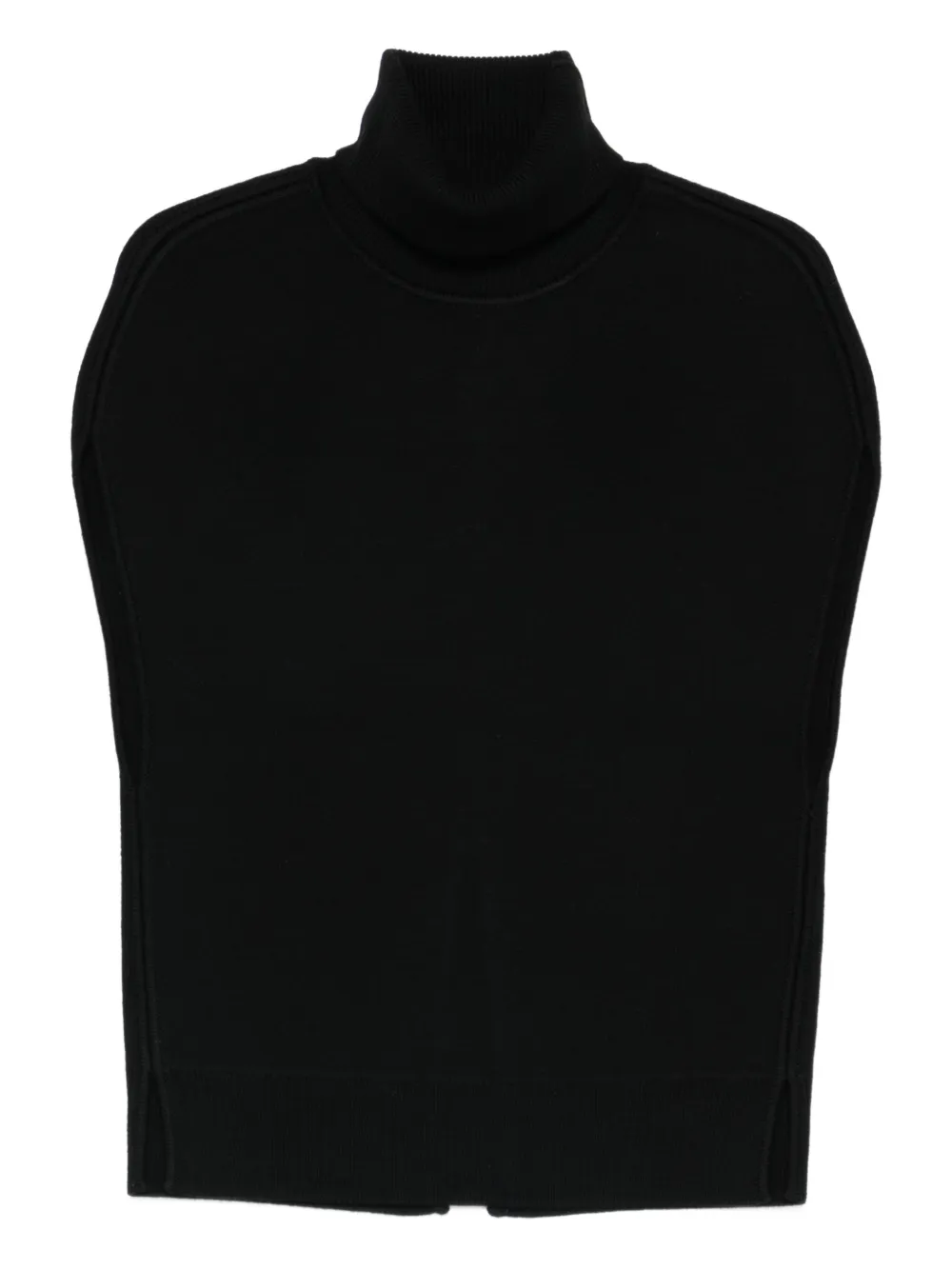 TOTEME double-knit vest - Schwarz