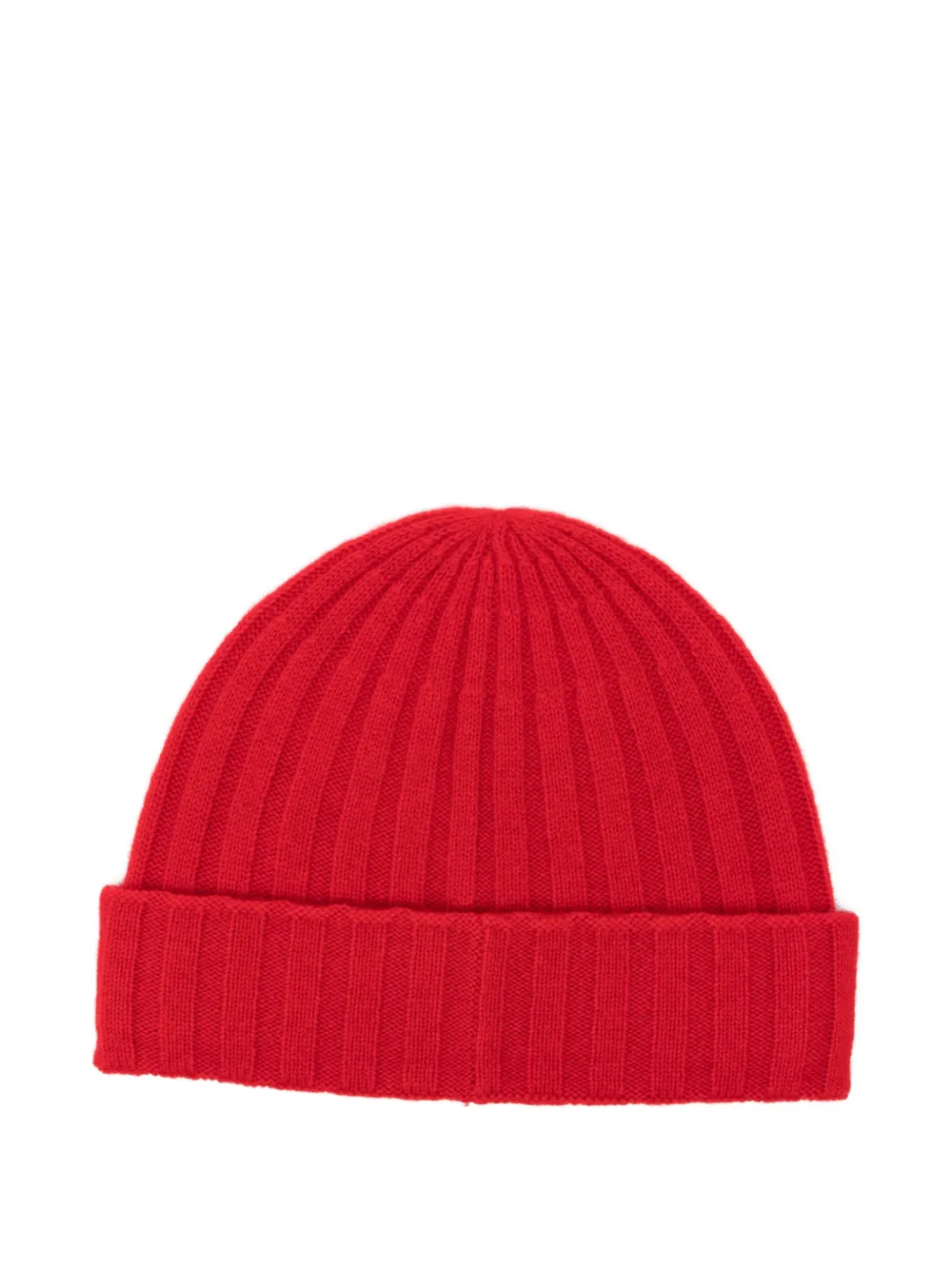 TOTEME ribbed cashmere beanie - Rood