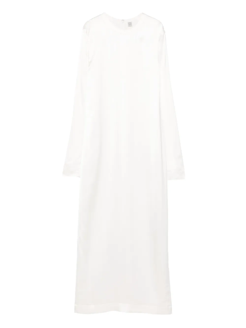 Totême Long-sleeve Midi Dress In Multi