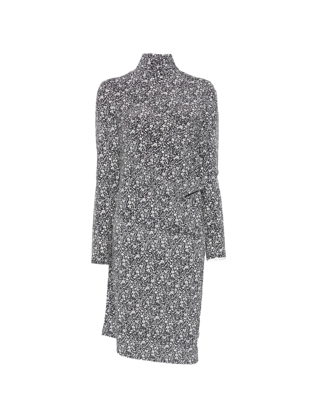 TOTEME floral twist dress - Schwarz