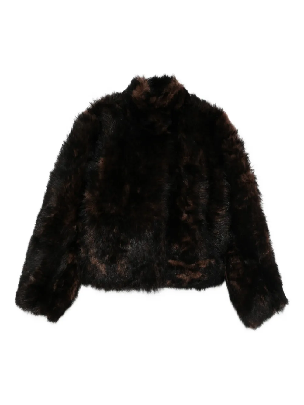 TOTEME Silky Shearling Jacket | Brown | Image 1