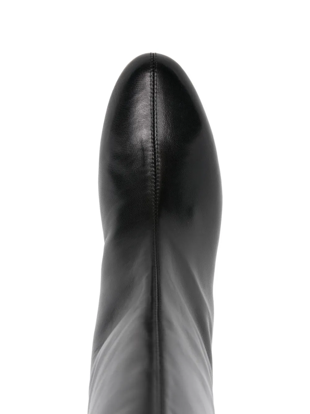 TOTEME Downtown knielaarzen met lammy afwerking Zwart