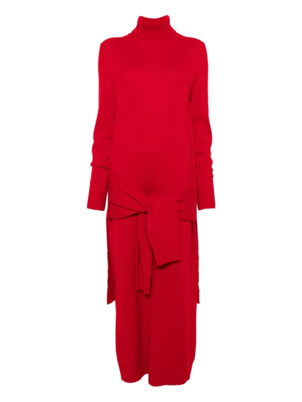 TOTEME - Double-sleeve turtleneck dress poppy - M - Women TOTEME - Double-sleeve turtleneck dress poppy - M - Women