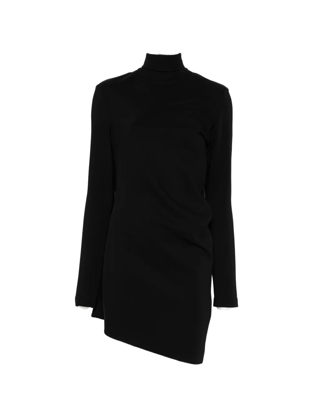 TOTEME high-neck twist blouse - Nero