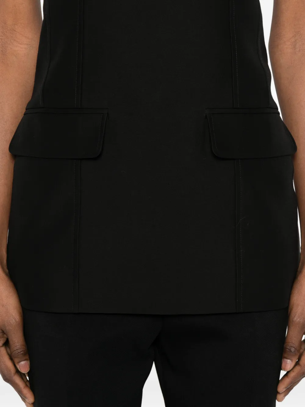TOTEME Strapless top Zwart