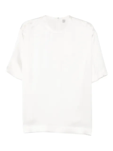 TOTEME satin T-shirt