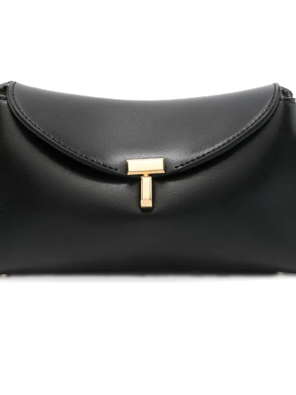 TOTEME Tロック クラッチバッグ ミニ | ブラック | FARFETCH JP
