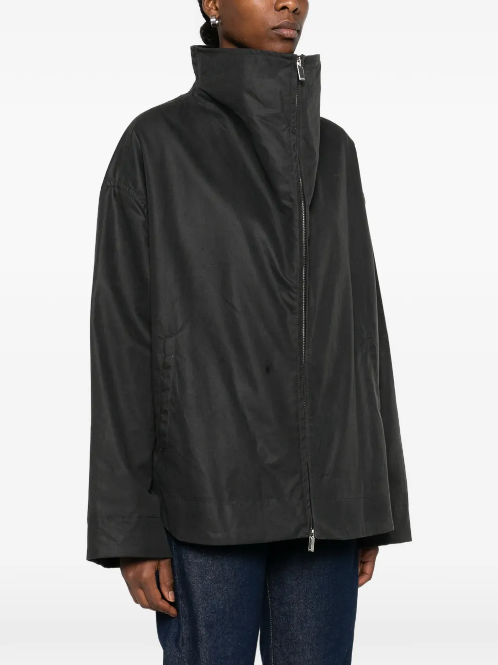 Totême Zipped Country Jacket In Black