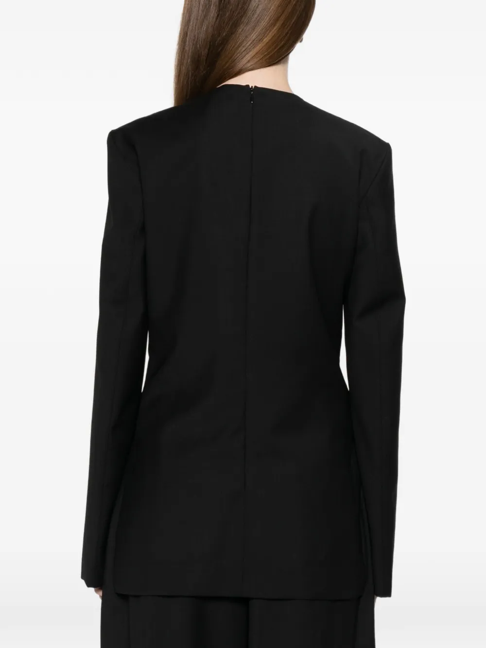 TOTEME Blouse met ronde hals Zwart