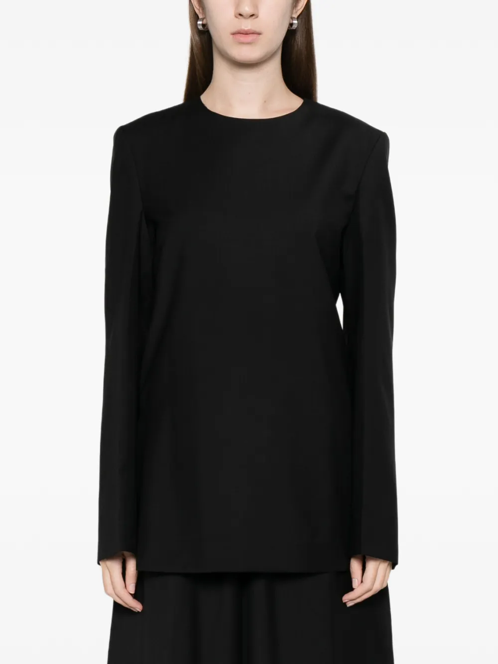  Toteme Round-neck Blouse - Black 