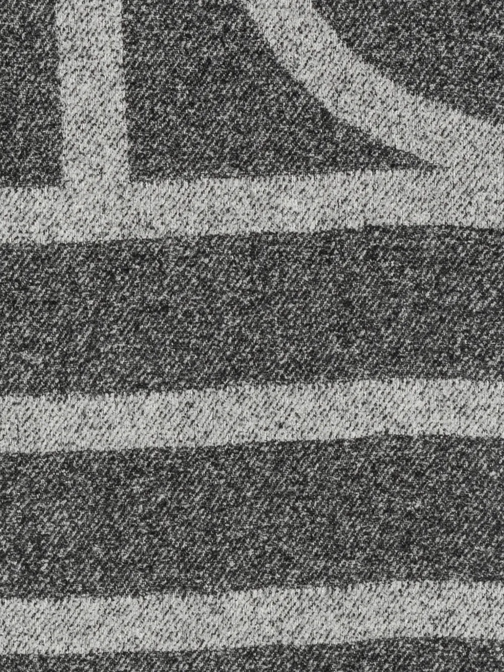 Totême Toteme Monogram Wool Scarf In Gray