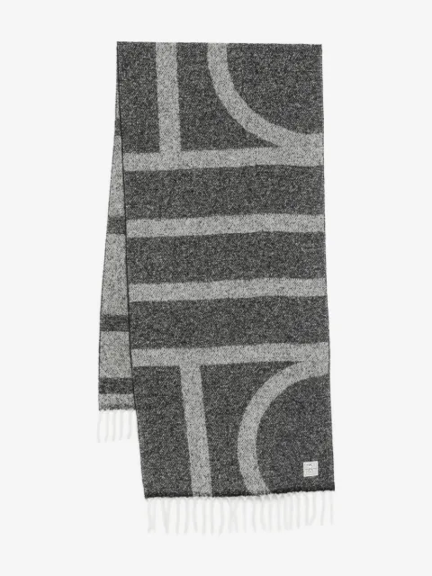TOTEME écharpe à motif monogrammé