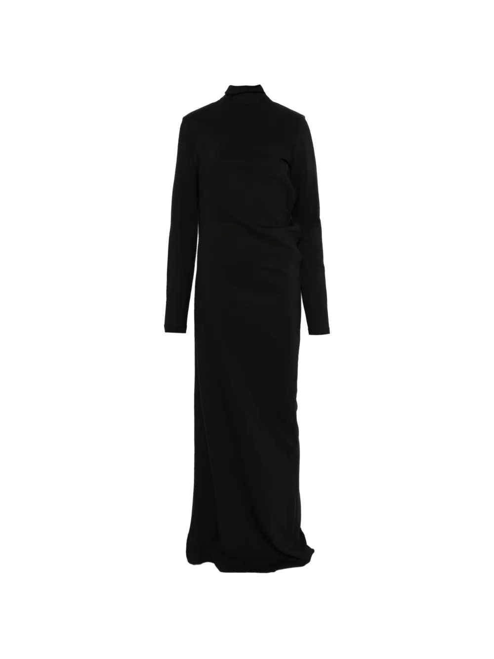 TOTEME twist long-sleeve maxi dress - Schwarz