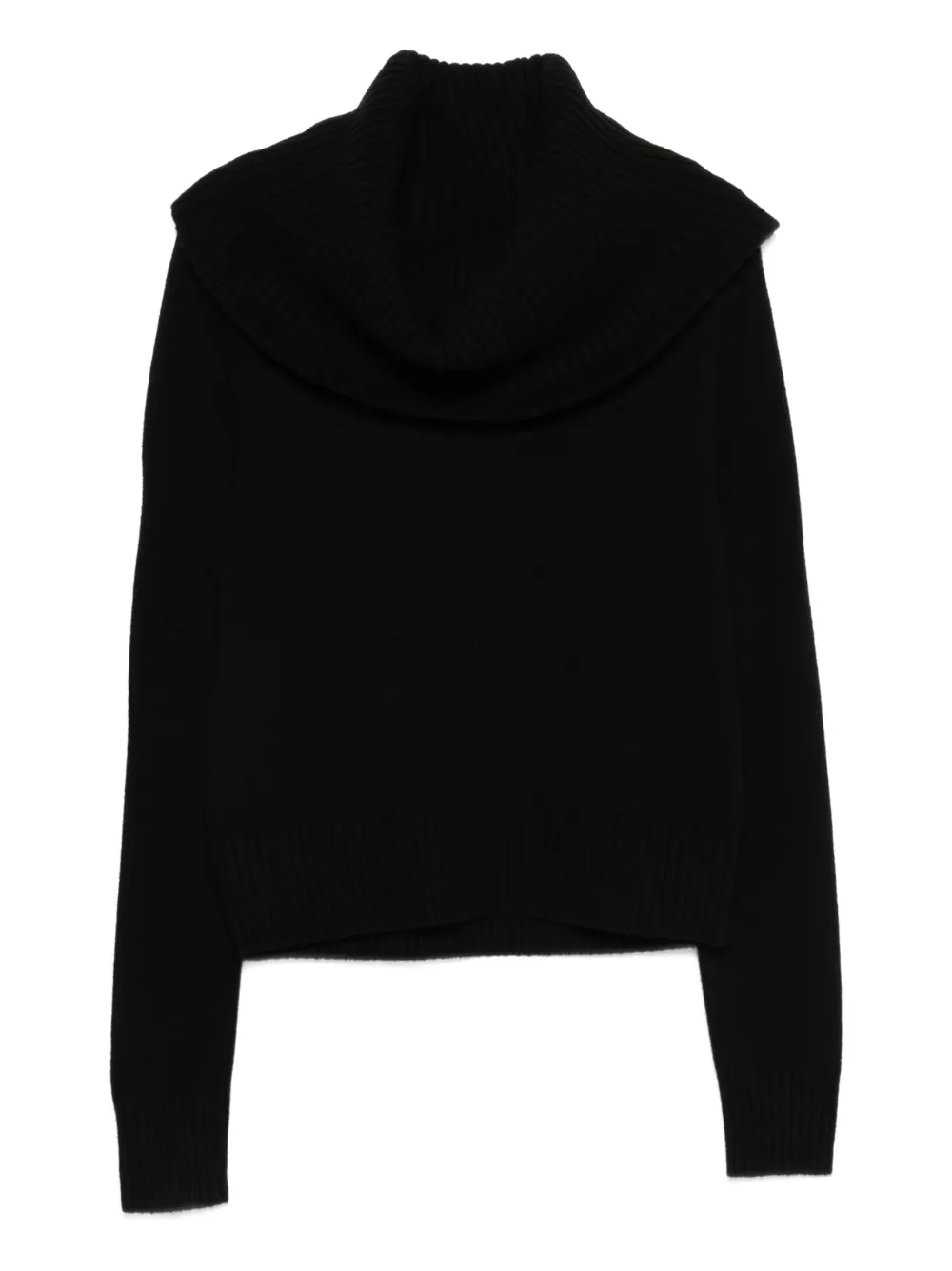 Totême Funnel Sweater In Black